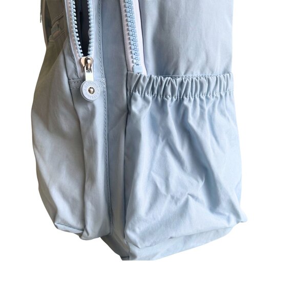 brand new Kipling 45cm 15" backpack Seoul large openside pocket light blue - Picture 6 of 10